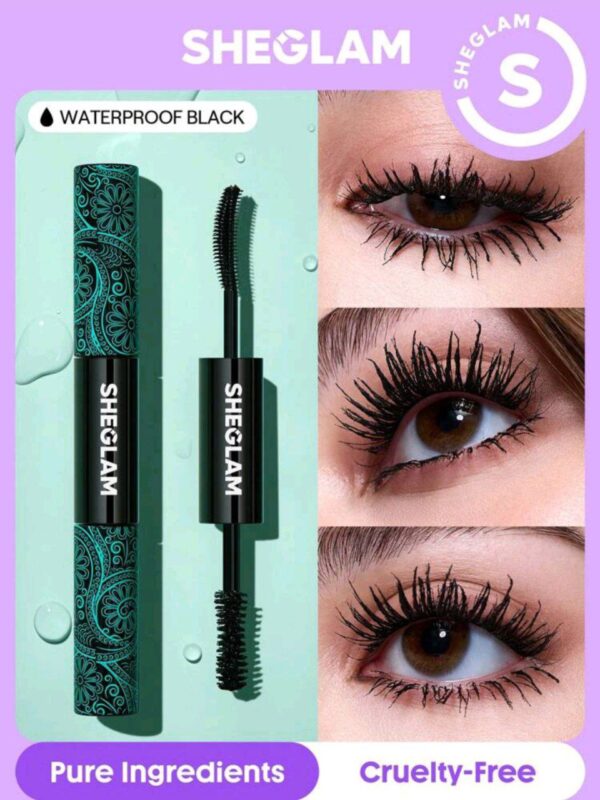 ⁦💥 فوري Shein  ‏♥️SHEGLAM ♥️    ‏ALL IN ONE MASCARA   خلاص جبنالكوا ماسكرا شيجلام اللي مكسره الدنيا 😂  ماسكرا ووتر بروف من الدرجه الاولي  بتدي فوليوم وطول 11 مره عن رموشك الطبيعيه 🤩🤩 المساكرا فرشتين واحده تطويل والتانيه تكثيف يعني 2x1 مش هتحتاجي حاجه بعدها 😌💖  تناسب للعيون الحساسة ومفيهاش اي ضرر 🥰 تدوم حتى24 ساعه بدون تكتل سهلة الاستخدام وتديكي لوك طبيعي واحلي رموش 🤭💖⁩ - الصورة ⁦2⁩