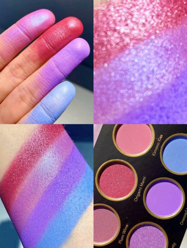 ⁦SHEGLAM لوحة ظلال العيون Kyoto In Bloom Palette 12-Clolor Shimmer Metallic Matte Eyeshadow Palette Shimmery Pink Purple High-Coloures Long-Lasting No Smudge ظلال العيون الناعمة والناعمة مستحضرات تجميل العيون  عيد الميلاد الشتاء ظلال العيون الوردية والأرجوانية وردی ديكور رمضان شتاء مكياج حفلات شاطئ سفر مجموعة Y2K تخييم في الهواء الطلق موضة مستحضرات التجميل Cosplay أفضل الاتجاهات رحلة المهرجانات لون باهِظ مدرسة يوم المرأة⁩ - الصورة ⁦5⁩